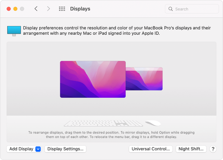 MacOS System Preference